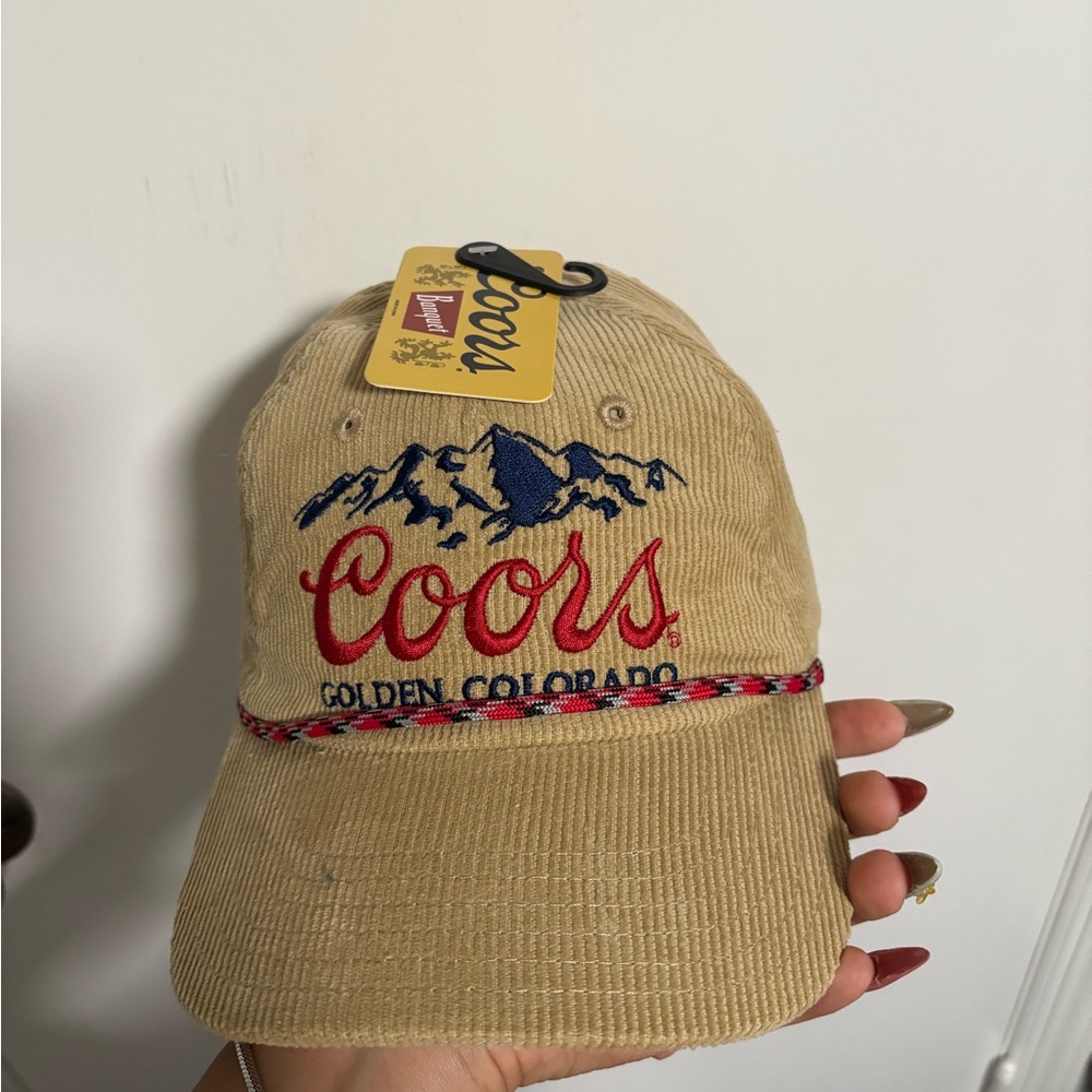 Coors Tan Corduroy Cap